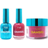 NuRevolution Lavish 4-in-1 - LED/UV Soak Off Gel Polish 0.5 oz. + Nail Lacquer 0.5 oz. + Acrylic - Dipping - Sculpting Powder 2 oz. - #LMS50 Pop Strawberry