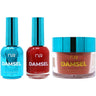 NuRevolution Lavish 4-in-1 - LED/UV Soak Off Gel Polish 0.5 oz. + Nail Lacquer 0.5 oz. + Acrylic - Dipping - Sculpting Powder 2 oz. - #LMS54 Berry Heart