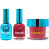 NuRevolution Lavish 4-in-1 - LED/UV Soak Off Gel Polish 0.5 oz. + Nail Lacquer 0.5 oz. + Acrylic - Dipping - Sculpting Powder 2 oz. - #LMS58 Dragon Heart