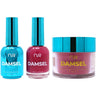 NuRevolution Lavish 4-in-1 - LED/UV Soak Off Gel Polish 0.5 oz. + Nail Lacquer 0.5 oz. + Acrylic - Dipping - Sculpting Powder 2 oz. - #LMS62 Red Finch