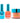 NuRevolution Lavish 4-in-1 - LED/UV Soak Off Gel Polish 0.5 oz. + Nail Lacquer 0.5 oz. + Acrylic - Dipping - Sculpting Powder 2 oz. - #LMS63 Tropical Sunset