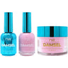 NuRevolution Lavish 4-in-1 - LED/UV Soak Off Gel Polish 0.5 oz. + Nail Lacquer 0.5 oz. + Acrylic - Dipping - Sculpting Powder 2 oz. - #LMS66 Peony Pink