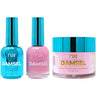 NuRevolution Lavish 4-in-1 - LED/UV Soak Off Gel Polish 0.5 oz. + Nail Lacquer 0.5 oz. + Acrylic - Dipping - Sculpting Powder 2 oz. - #LMS68 Sweet cloud