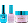 NuRevolution Lavish 4-in-1 - LED/UV Soak Off Gel Polish 0.5 oz. + Nail Lacquer 0.5 oz. + Acrylic - Dipping - Sculpting Powder 2 oz. - #LMS77 Sweet Rose
