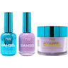 NuRevolution Lavish 4-in-1 - LED/UV Soak Off Gel Polish 0.5 oz. + Nail Lacquer 0.5 oz. + Acrylic - Dipping - Sculpting Powder 2 oz. - #LMS82 Luminous Lavender