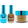NuRevolution Lavish 4-in-1 - LED/UV Soak Off Gel Polish 0.5 oz. + Nail Lacquer 0.5 oz. + Acrylic - Dipping - Sculpting Powder 2 oz. - #LMS89 Cookie House