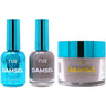 NuRevolution Lavish 4-in-1 - LED/UV Soak Off Gel Polish 0.5 oz. + Nail Lacquer 0.5 oz. + Acrylic - Dipping - Sculpting Powder 2 oz. - #LMS91 Come Closer