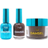 NuRevolution Lavish 4-in-1 - LED/UV Soak Off Gel Polish 0.5 oz. + Nail Lacquer 0.5 oz. + Acrylic - Dipping - Sculpting Powder 2 oz. - #LMS92 Gothic Grape