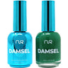 NuRevolution Lavish Duo - LED/UV Soak Off Gel Polish 0.5 oz. + Nail Lacquer 0.5 oz. - #LGP105 Emerald Eclipse