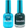 NuRevolution Lavish Duo - LED/UV Soak Off Gel Polish 0.5 oz. + Nail Lacquer 0.5 oz. - #LGP106 Glimmering Jungle