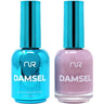 NuRevolution Lavish Duo - LED/UV Soak Off Gel Polish 0.5 oz. + Nail Lacquer 0.5 oz. - #LGP32 Flower Valley