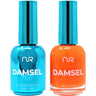 NuRevolution Lavish Duo - LED/UV Soak Off Gel Polish 0.5 oz. + Nail Lacquer 0.5 oz. - #LGP38 Papaya Punch