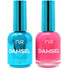 NuRevolution Lavish Duo - LED/UV Soak Off Gel Polish 0.5 oz. + Nail Lacquer 0.5 oz. - #LGP45 Scarlet Storm