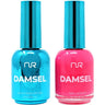 NuRevolution Lavish Duo - LED/UV Soak Off Gel Polish 0.5 oz. + Nail Lacquer 0.5 oz. - #LGP46 Gum Balloon