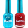 NuRevolution Lavish Duo - LED/UV Soak Off Gel Polish 0.5 oz. + Nail Lacquer 0.5 oz. - #LGP55 Tangerine bite