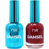 NuRevolution Lavish Duo - LED/UV Soak Off Gel Polish 0.5 oz. + Nail Lacquer 0.5 oz. - #LGP61 Raspberry Marmalade