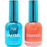 NuRevolution Lavish Duo - LED/UV Soak Off Gel Polish 0.5 oz. + Nail Lacquer 0.5 oz. - #LGP63 Tropical Sunset