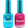 NuRevolution Lavish Duo - LED/UV Soak Off Gel Polish 0.5 oz. + Nail Lacquer 0.5 oz. - #LGP65 Flame Fruit