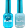 NuRevolution Lavish Duo - LED/UV Soak Off Gel Polish 0.5 oz. + Nail Lacquer 0.5 oz. - #LGP74 Bluebell