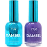 NuRevolution Lavish Duo - LED/UV Soak Off Gel Polish 0.5 oz. + Nail Lacquer 0.5 oz. - #LGP87 Sapphire Soir&eacute;e
