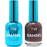 NuRevolution Lavish Duo - LED/UV Soak Off Gel Polish 0.5 oz. + Nail Lacquer 0.5 oz. - #LGP92 Gothic Grape