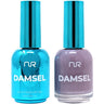 NuRevolution Lavish Duo - LED/UV Soak Off Gel Polish 0.5 oz. + Nail Lacquer 0.5 oz. - #LGP93 Evening Love