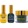 NuRevolution Noble 4-in-1 - LED/UV Soak Off Gel Polish 0.5 oz. + Nail Lacquer 0.5 oz. + Acrylic - Dipping - Sculpting Powder 2 oz. - #NMS04 Onyx Oasis