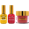NuRevolution Noble 4-in-1 - LED/UV Soak Off Gel Polish 0.5 oz. + Nail Lacquer 0.5 oz. + Acrylic - Dipping - Sculpting Powder 2 oz. - #NMS05 Ruby Red
