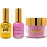 NuRevolution Noble 4-in-1 - LED/UV Soak Off Gel Polish 0.5 oz. + Nail Lacquer 0.5 oz. + Acrylic - Dipping - Sculpting Powder 2 oz. - #NMS08 Pink Paradise