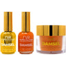 NuRevolution Noble 4-in-1 - LED/UV Soak Off Gel Polish 0.5 oz. + Nail Lacquer 0.5 oz. + Acrylic - Dipping - Sculpting Powder 2 oz. - #NMS105 Sizzling Tangerine