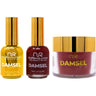 NuRevolution Noble 4-in-1 - LED/UV Soak Off Gel Polish 0.5 oz. + Nail Lacquer 0.5 oz. + Acrylic - Dipping - Sculpting Powder 2 oz. - #NMS106 Maroon Mingle