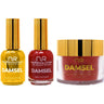 NuRevolution Noble 4-in-1 - LED/UV Soak Off Gel Polish 0.5 oz. + Nail Lacquer 0.5 oz. + Acrylic - Dipping - Sculpting Powder 2 oz. - #NMS107 Cherry Blaze