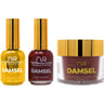 NuRevolution Noble 4-in-1 - LED/UV Soak Off Gel Polish 0.5 oz. + Nail Lacquer 0.5 oz. + Acrylic - Dipping - Sculpting Powder 2 oz. - #NMS112 Garnet Glory