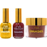 NuRevolution Noble 4-in-1 - LED/UV Soak Off Gel Polish 0.5 oz. + Nail Lacquer 0.5 oz. + Acrylic - Dipping - Sculpting Powder 2 oz. - #NMS113 Maroon Marvel