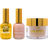 NuRevolution Noble 4-in-1 - LED/UV Soak Off Gel Polish 0.5 oz. + Nail Lacquer 0.5 oz. + Acrylic - Dipping - Sculpting Powder 2 oz. - #NMS14 Sun-Kissed Sands