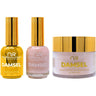 NuRevolution Noble 4-in-1 - LED/UV Soak Off Gel Polish 0.5 oz. + Nail Lacquer 0.5 oz. + Acrylic - Dipping - Sculpting Powder 2 oz. - #NMS15 Tan Temptation