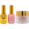 NuRevolution Noble 4-in-1 - LED/UV Soak Off Gel Polish 0.5 oz. + Nail Lacquer 0.5 oz. + Acrylic - Dipping - Sculpting Powder 2 oz. - #NMS16 Candyfloss Clouds