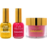 NuRevolution Noble 4-in-1 - LED/UV Soak Off Gel Polish 0.5 oz. + Nail Lacquer 0.5 oz. + Acrylic - Dipping - Sculpting Powder 2 oz. - #NMS22 Pink Punch
