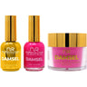 NuRevolution Noble 4-in-1 - LED/UV Soak Off Gel Polish 0.5 oz. + Nail Lacquer 0.5 oz. + Acrylic - Dipping - Sculpting Powder 2 oz. - #NMS24 Pink Passion