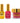 NuRevolution Noble 4-in-1 - LED/UV Soak Off Gel Polish 0.5 oz. + Nail Lacquer 0.5 oz. + Acrylic - Dipping - Sculpting Powder 2 oz. - #NMS29 Red Romance
