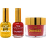 NuRevolution Noble 4-in-1 - LED/UV Soak Off Gel Polish 0.5 oz. + Nail Lacquer 0.5 oz. + Acrylic - Dipping - Sculpting Powder 2 oz. - #NMS30 Scarlet Siren