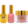NuRevolution Noble 4-in-1 - LED/UV Soak Off Gel Polish 0.5 oz. + Nail Lacquer 0.5 oz. + Acrylic - Dipping - Sculpting Powder 2 oz. - #NMS36 Peach Paradise