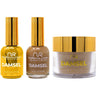 NuRevolution Noble 4-in-1 - LED/UV Soak Off Gel Polish 0.5 oz. + Nail Lacquer 0.5 oz. + Acrylic - Dipping - Sculpting Powder 2 oz. - #NMS47 Ginger Bread