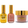 NuRevolution Noble 4-in-1 - LED/UV Soak Off Gel Polish 0.5 oz. + Nail Lacquer 0.5 oz. + Acrylic - Dipping - Sculpting Powder 2 oz. - #NMS49 Maple