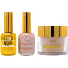 NuRevolution Noble 4-in-1 - LED/UV Soak Off Gel Polish 0.5 oz. + Nail Lacquer 0.5 oz. + Acrylic - Dipping - Sculpting Powder 2 oz. - #NMS53 Blushy