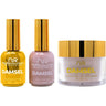 NuRevolution Noble 4-in-1 - LED/UV Soak Off Gel Polish 0.5 oz. + Nail Lacquer 0.5 oz. + Acrylic - Dipping - Sculpting Powder 2 oz. - #NMS57 Aura
