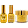 NuRevolution Noble 4-in-1 - LED/UV Soak Off Gel Polish 0.5 oz. + Nail Lacquer 0.5 oz. + Acrylic - Dipping - Sculpting Powder 2 oz. - #NMS67 Lemon Luster