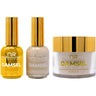 NuRevolution Noble 4-in-1 - LED/UV Soak Off Gel Polish 0.5 oz. + Nail Lacquer 0.5 oz. + Acrylic - Dipping - Sculpting Powder 2 oz. - #NMS72 Oatmeal Cookie