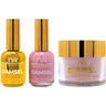 NuRevolution Noble 4-in-1 - LED/UV Soak Off Gel Polish 0.5 oz. + Nail Lacquer 0.5 oz. + Acrylic - Dipping - Sculpting Powder 2 oz. - #NMS73 Rosewater Romance