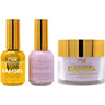 NuRevolution Noble 4-in-1 - LED/UV Soak Off Gel Polish 0.5 oz. + Nail Lacquer 0.5 oz. + Acrylic - Dipping - Sculpting Powder 2 oz. - #NMS80 Ballet Slipper